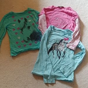 Girls horse shirts